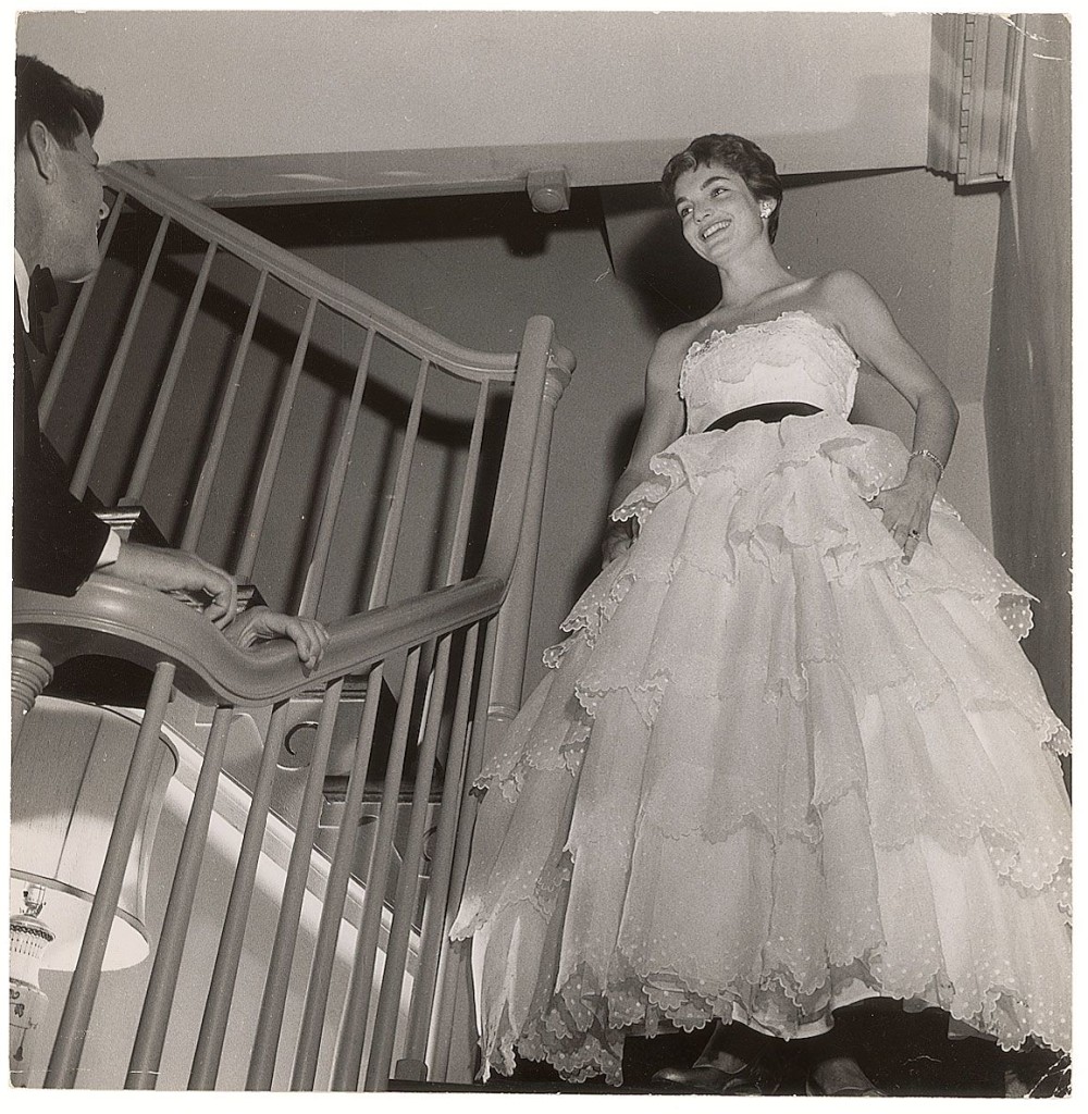 Although he was known to hit the roof during the presidential years when the bills came in for some of his wife's most expensive clothing, Jack Kennedy also often glowed with pride and bragged about her appearance.