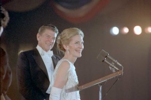President and Mrs. Reagan at a 1981 Inaugural Ball