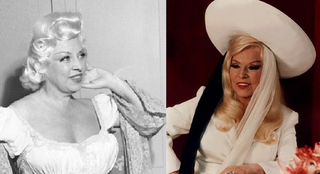 1950s Mae West versus 1960s Mae West.