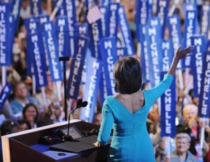 Michelle Obama introduced elements of her own life to the public in her 2008 Democratic National Convention.