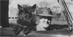 First Dog Fala the Scottie and his devoted master FDR.