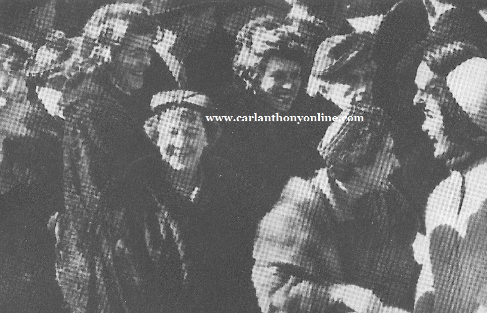 Not only was Mrs. Johnson snapped with outgoing, incoming and future First Ladies at the 1961 Kennedy Inaugural but directly behind her sat Edith Wilson in this only known image of them all with her. Not only was Mrs. Johnson snapped with outgoing, incoming and future First Ladies at the 1961 Kennedy Inaugural but directly behind her sat Edith Wilson in this only known image of them all with her.