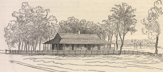 The "Spanish Cottage" i Baton Rouge of Zachary and Margaret Taylor.