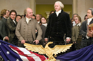 Adams and Washington as depicted in the HBO mini-series on John Adams.