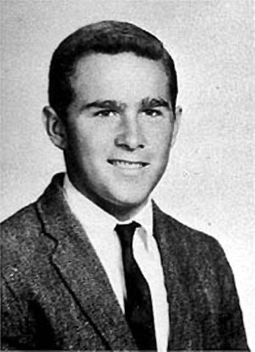 George W. Bush, high school senior in 1963. George W. Bush, high school senior in 1963.