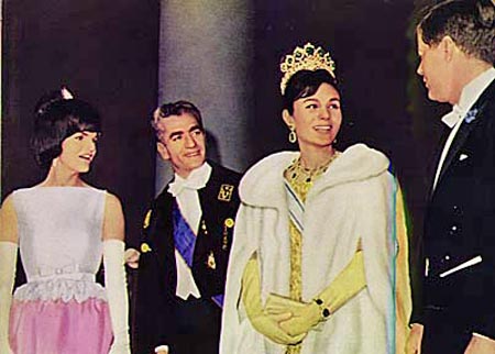 The Kennedys and the Shah and Shahbanu of Iran, 1962.