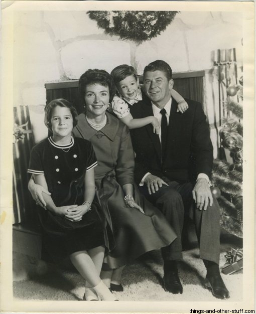 The Reagans in 1961 with their daughter Patti and son Ron. The Reagans in 1961 with their daughter Patti and son Ron.