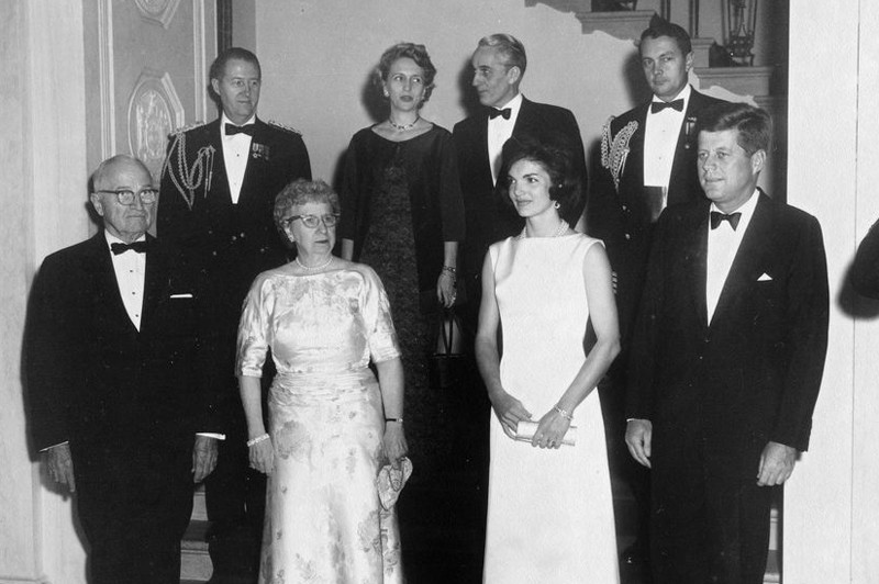 The Trumans with the Kennedys. The Trumans with the Kennedys.