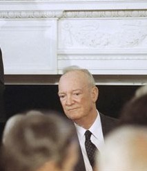 John Eisenhower at a White House luncheon marking his father's centennial.
