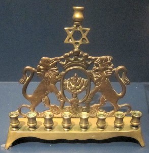 The menorah, one of the symbols of one of the holidays occurring between late November and late December.