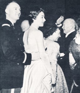 John Eisenhower, far left, with his wife Barbara and parents Mamie and Dwight Eisenhower at his father's 1953 Inaugural Ball.