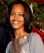Malia Obama in recent weeks.