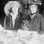 First Lady Florence Harding (right) with her confidante Evalyn Walsh McLean at a 1920 Washington luncheon.