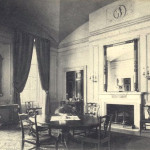 The White House family dining room about fifteen years before Blackie held sway there.