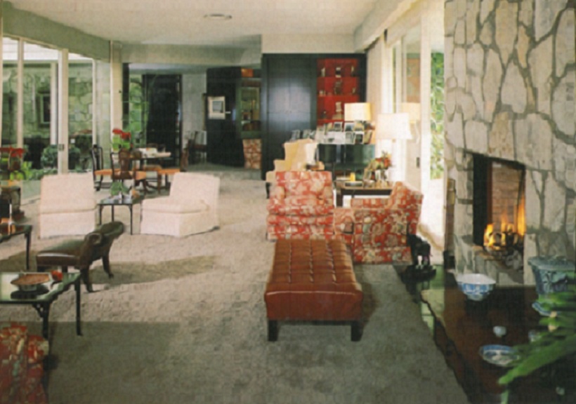 The Reagan living room.