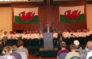 A Welsh American society lecture in Cleveland, Ohio.