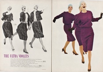 A Vreeland Vogue spread touting violet the color failed to revive the flower's popularity.