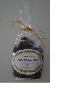 A bag of candied violets. (amazon.com)
