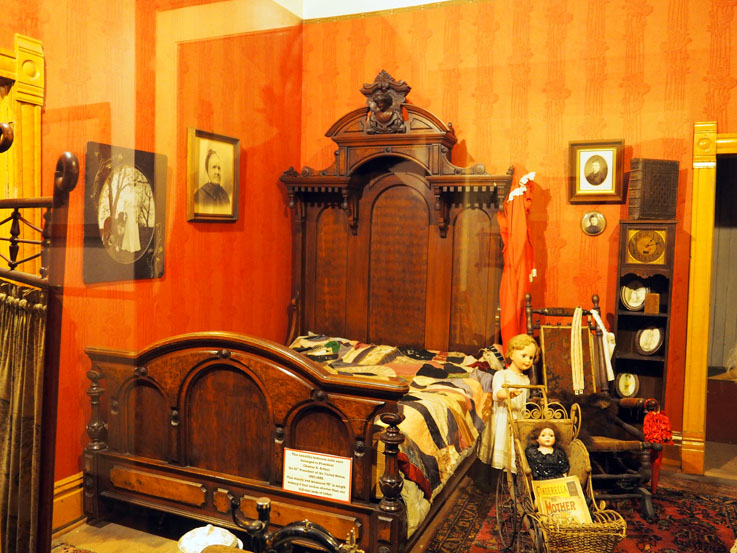 Chester Arthur's bed is preserved in a Colorado Springs museum and was later owned by his playboy son Alan, a local resident. Chester Arthur's bed is preserved in a Colorado Springs museum and was later owned by his playboy son Alan, a local resident.