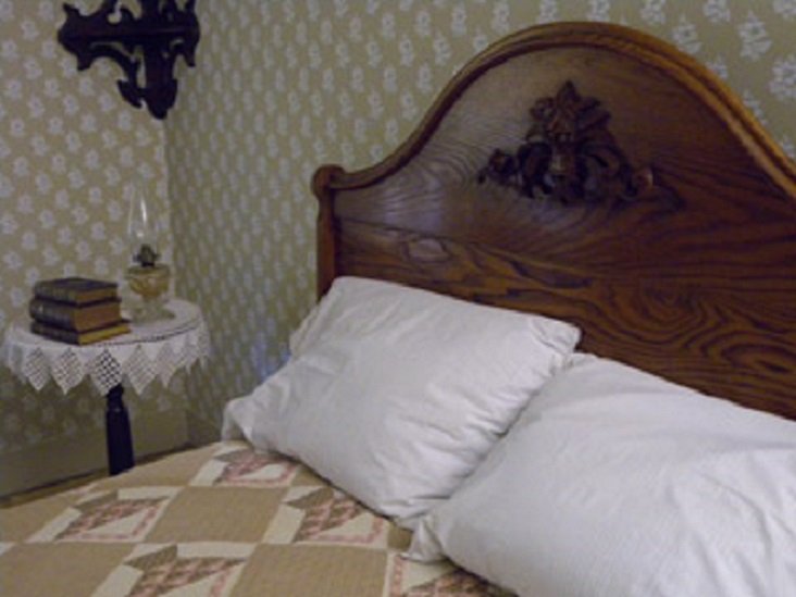 Invalid Eliza Johnson's bedroom in the family's Tennessee home.