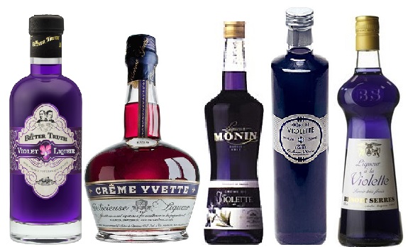 France and England are churning out new crops of violet liqueurs each year.