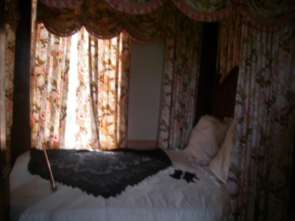 The bed Sarah Polk slept in as a widow for several decades. (ggsreflections.blogspot.com)