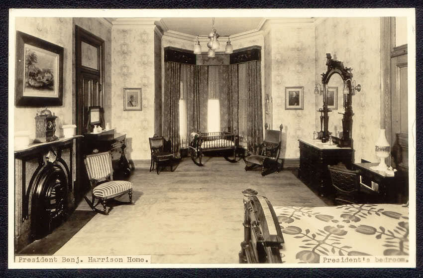 Benjamin Harrison shared his Indiana home bedroom with his first wife...and then his second one.