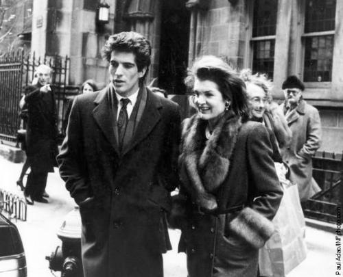 Jackie and John exit St. Thomas Moore Church after the christening of Caroline's first child, 1987. Jackie and John exit St. Thomas Moore Church after the christening of Caroline's first child, 1987.tening st thomas more 1987