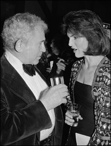 Jackie and Norman Mailer. Jackie and Norman Mailer.