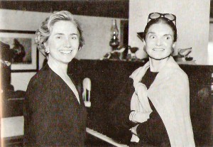 Hillary Clinton and Jacqueline Kennedy Onassis.