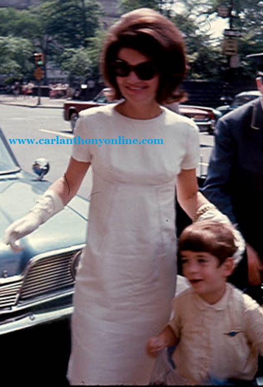 Jackie and John Kennedy, mother and son. Jackie and John Kennedy, mother and son.