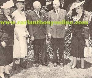 In 1947, along with Presdient Truman and Hoover, former First Ladies Frances Cleveland and Edith Wilson joined Bess Truman.