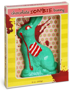 The Chocolate Zombie Bunny. 