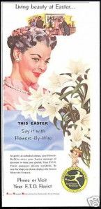 Easter as advertised in the Fifties.