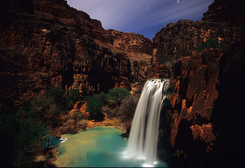 » The Real Turquoise Waterfalls at the Grand Canyon Carl Anthony Online