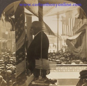 Harding speaking at Ketchikan.