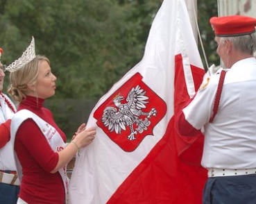 Polish-American celebrants at a 2008 Pulaski Day event in Michigan.