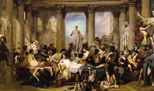Even after becoming Christians, Romans celebrated Saturnalia.