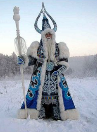 A modern interpretation of Ded Moroz.