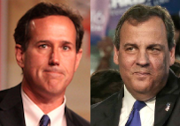 "Iritalians" Santorum & Christie.