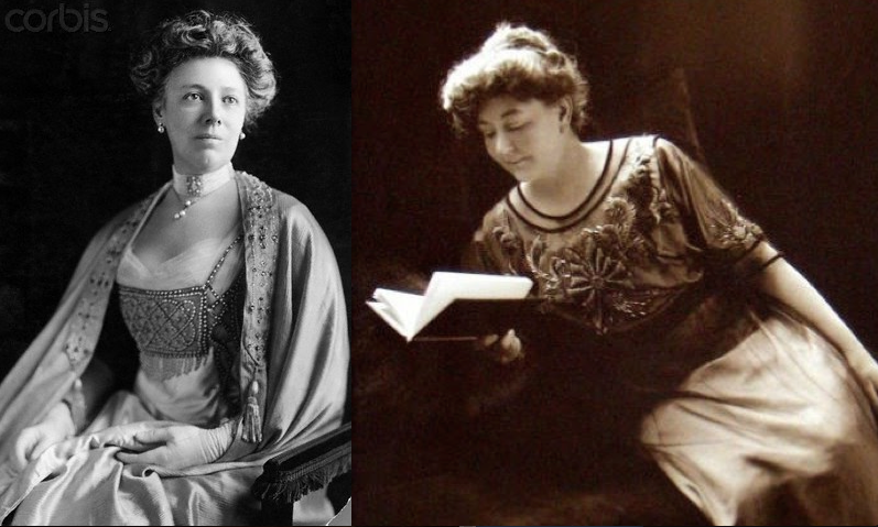 On Monday, March 3, 1913, Nellie Taft (left) invited Ellen Wilson to the White House and alleviated her successor's anxieties (she'd had a crying jag before coming to the White House), with details about transportation, domestic staff salaries, government greenhouses providing flowers for events, the Marine Band providing entertainment and how they could even take federally-salaried staff with them on their summer vacations.