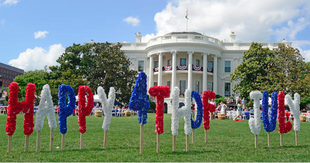 The Fourth of July on the White House South Lawn. (WH)