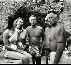 Jackie Kennedy during her Italian summer in a sort of Wilma Flintstone bathing suit.