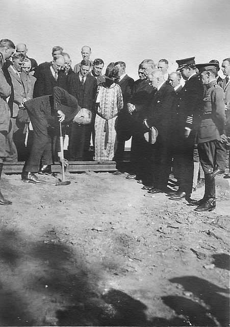 ...he checks to make sure the spike is steady....