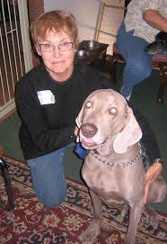 The Friends for Pets founder and director Diane Monohan, with Yeager at a past FFP event.